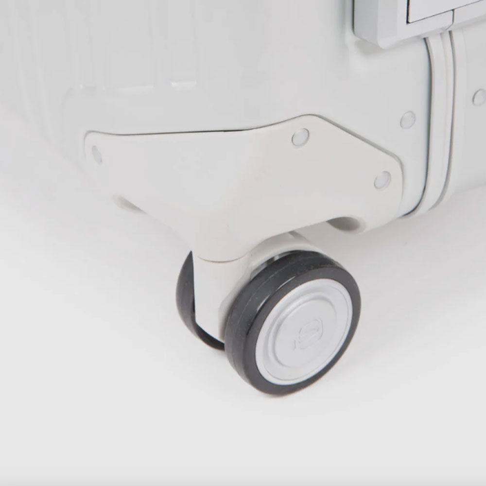 Trolley Grande PIQUADRO Rigido 4 Ruote Grigio - Cuoio Linea PQ ALU - BV4428ALU