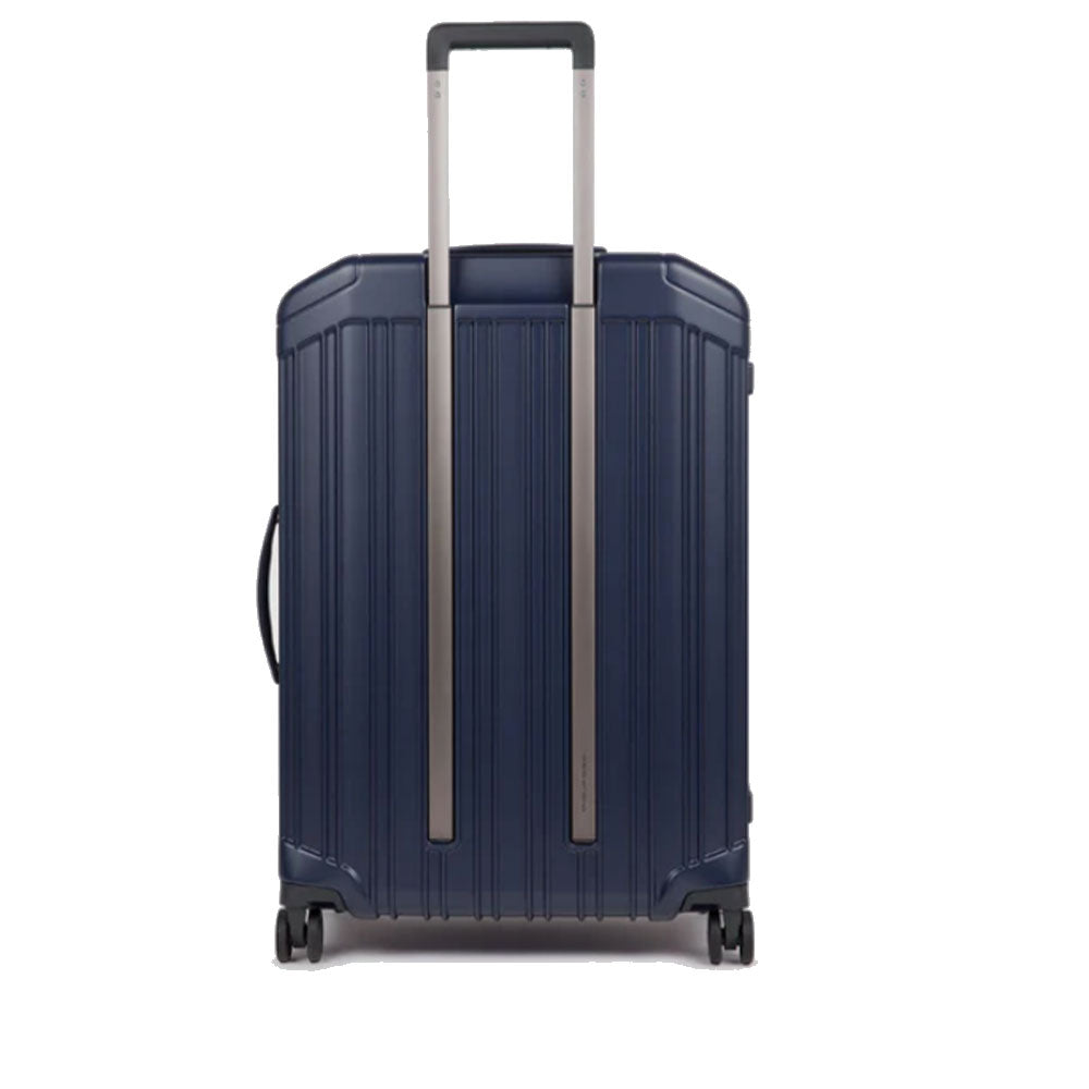 Trolley Medio PIQUADRO Rigido 4 Ruote Blu Opaco - BV4427PQL