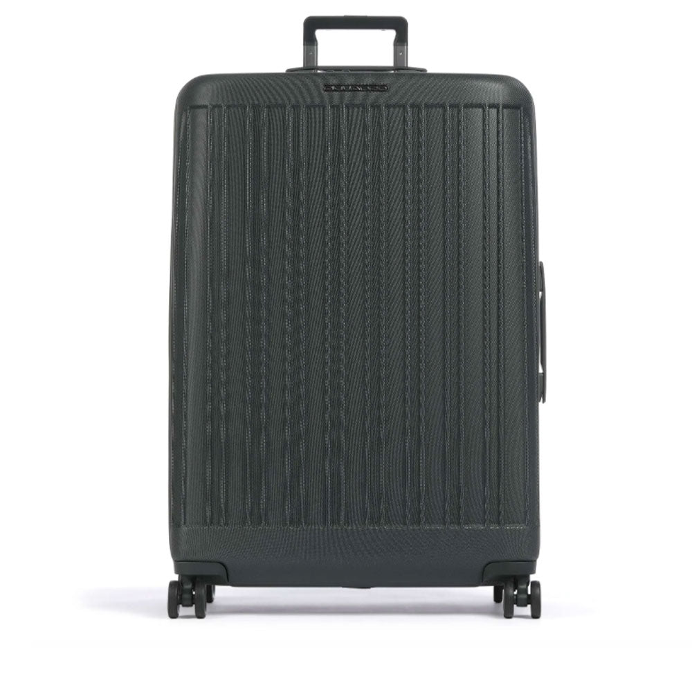 Trolley Grande PIQUADRO Rigido con Ruote Colore Grigio