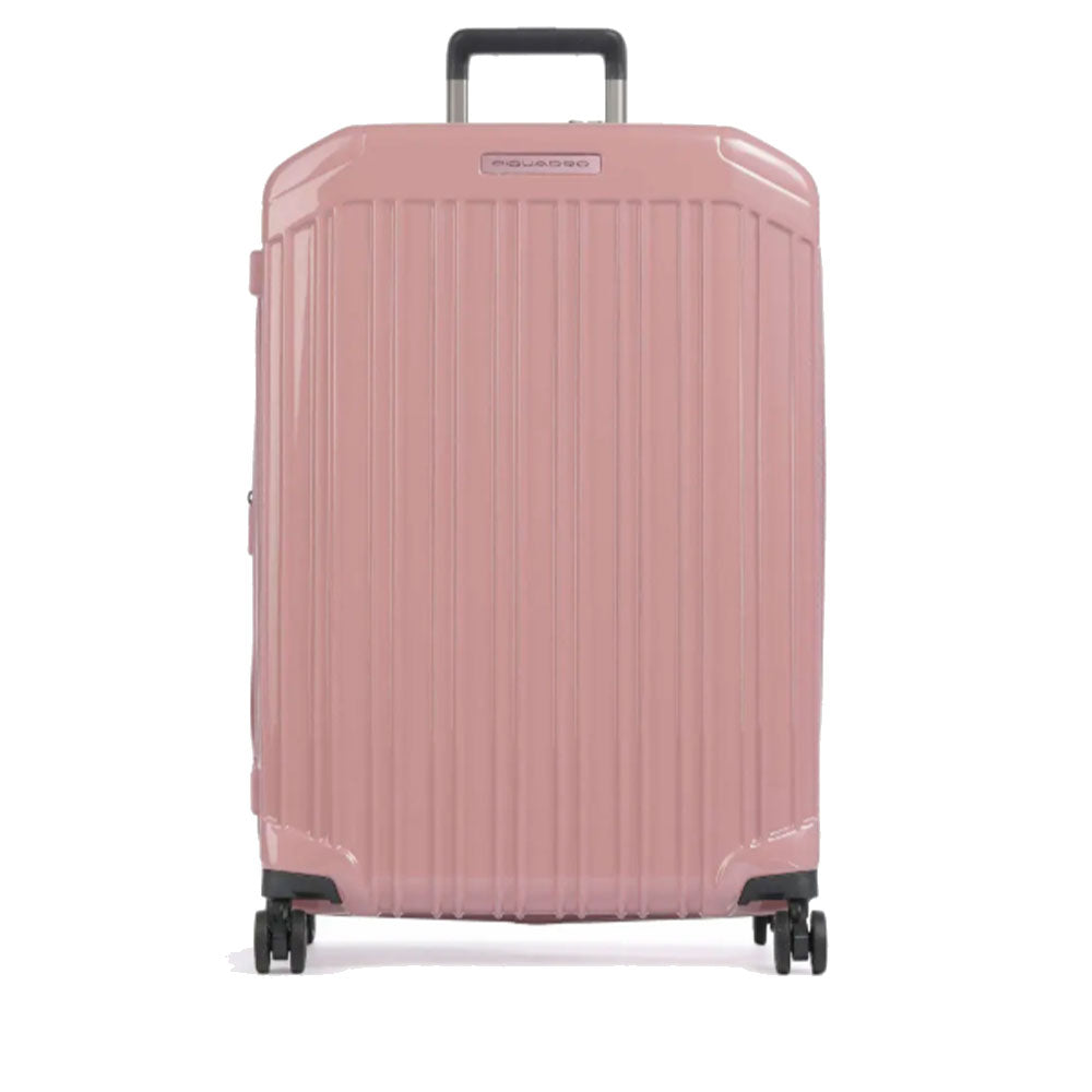 Trolley Medio 69cm PIQUADRO Espandibile Rigido 4 Ruote Rosa Linea PQL Light - BV6393PQL