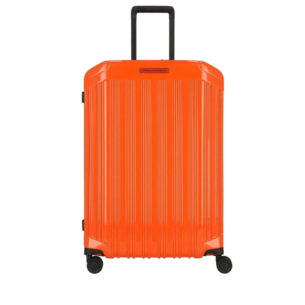 Trolley medio 69cm PIQUADRO Espandibile Rigido 4 Ruote Arancione BV6393PQLS2