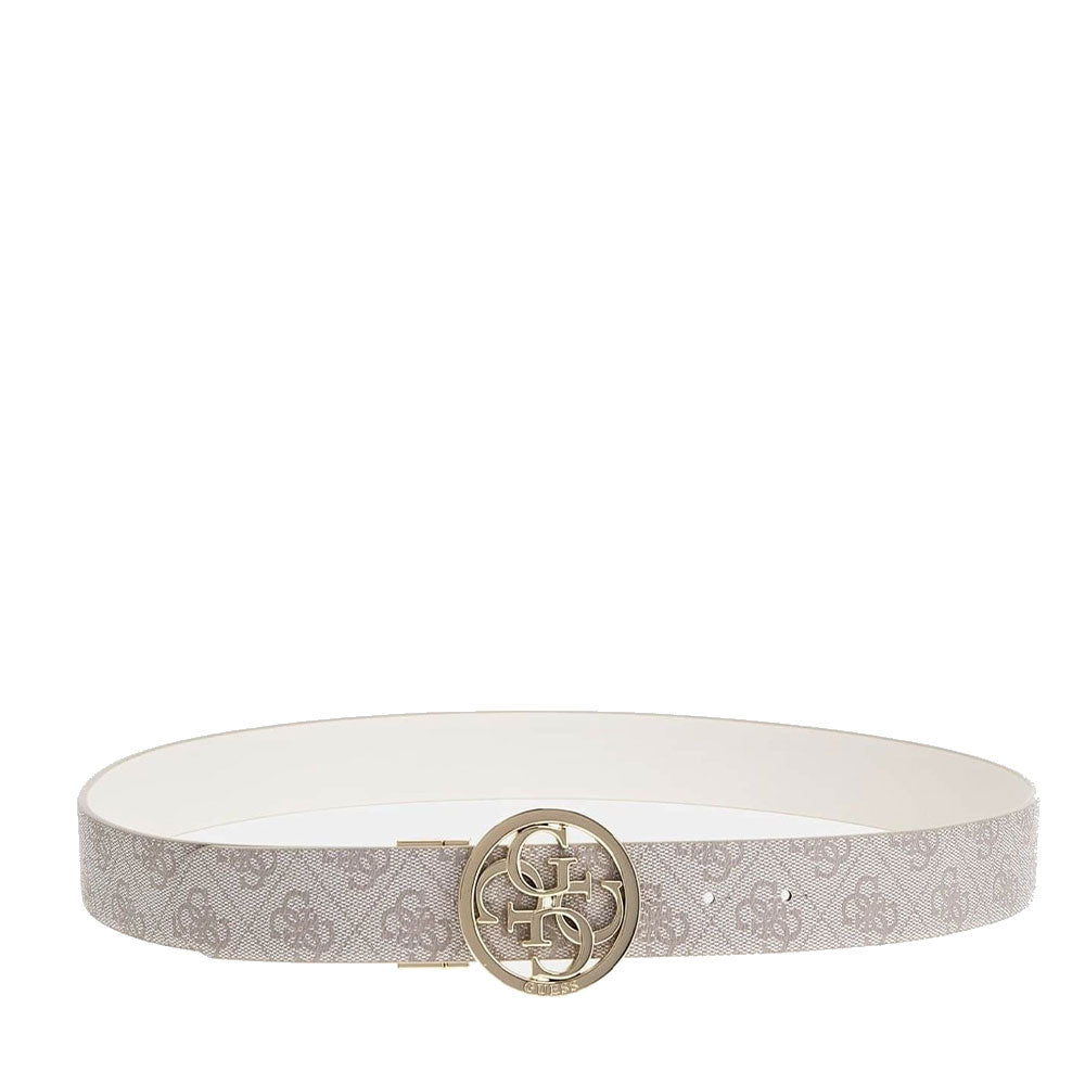 Cintura Donna GUESS Reversibile Colore White Logo Linea Noelle