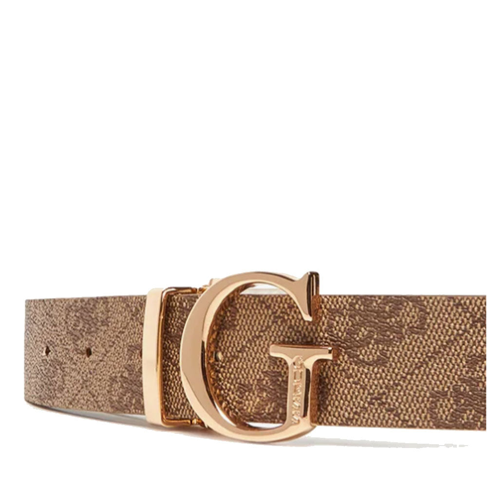 Cintura Donna Reversibile GUESS Colore Latte Logo Linea Calista