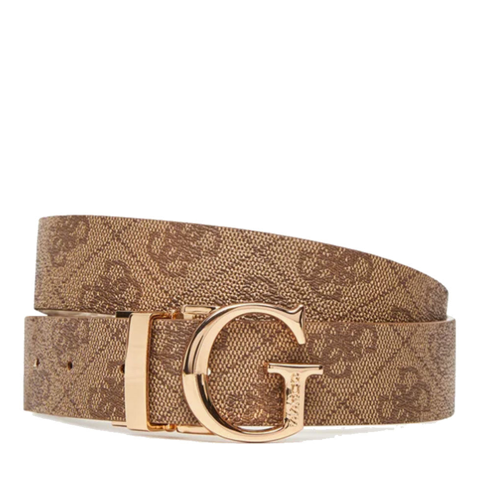 Cintura Donna Reversibile GUESS Colore Latte Logo Linea Calista