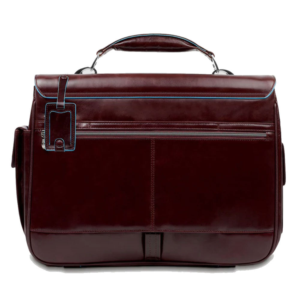 PIQUADRO BLUE SQUARE LINIE
Aktentasche 15,6" Laptophalter aus Mahagonileder - CA1068B2
