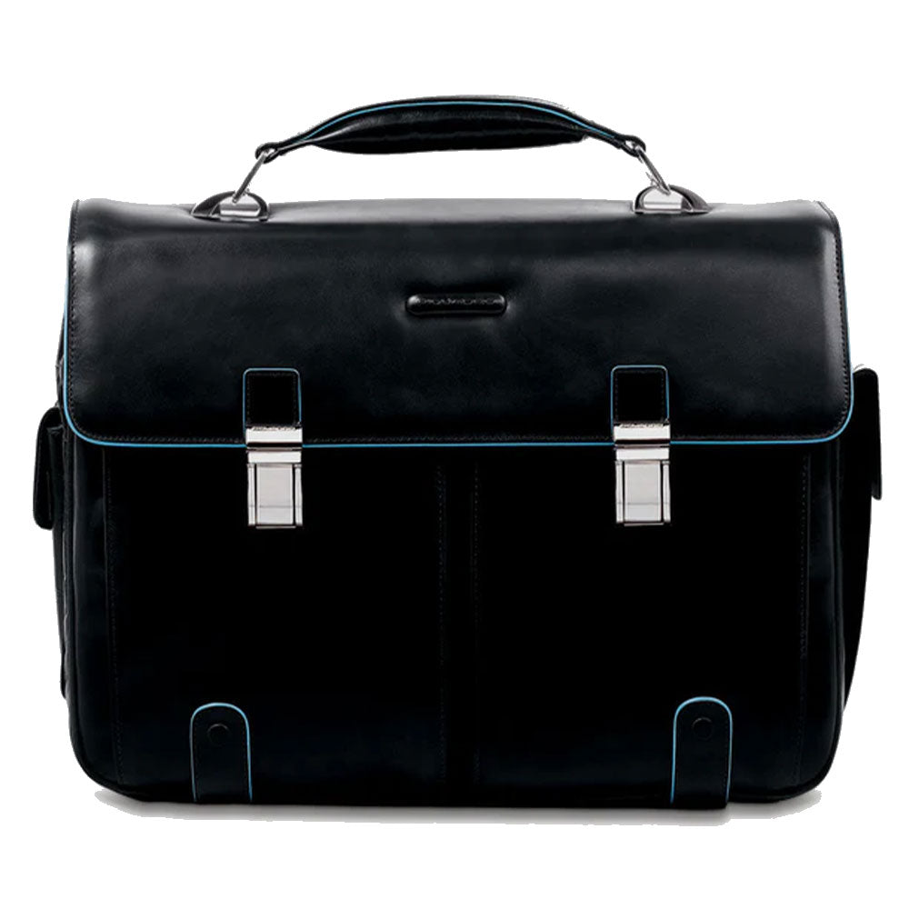 PIQUADRO Blue Square Line
Aktentasche 15,6" aus schwarzem Leder - CA1068B2