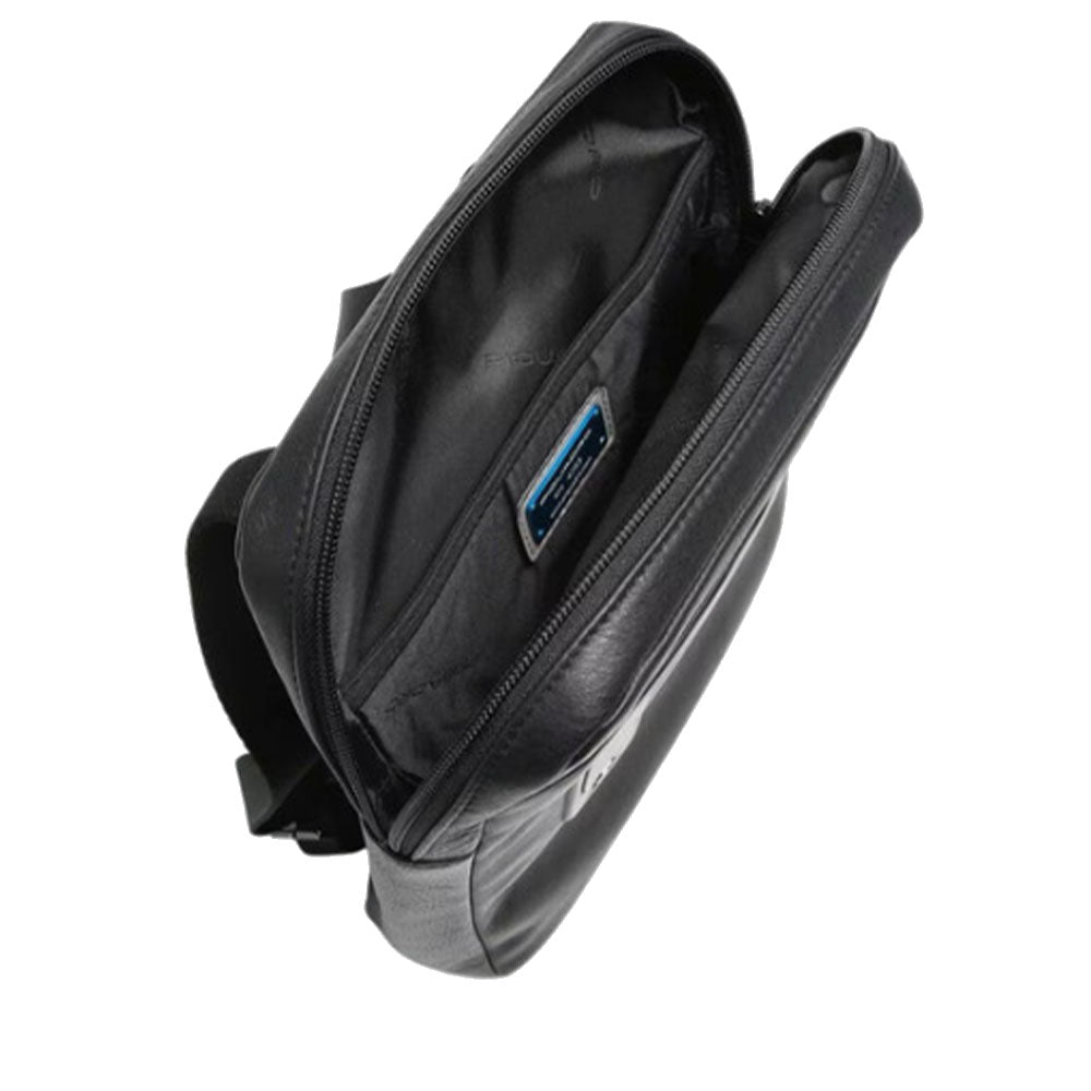 Borsello Uomo Piquadro in Pelle Nera Porta iPad Linea Akron - CA1816AO