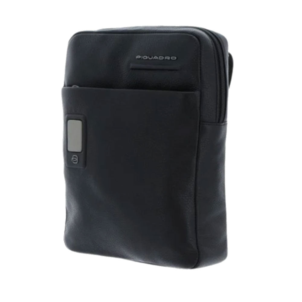 Borsello Uomo Piquadro in Pelle Nera Porta iPad Linea Akron - CA1816AO