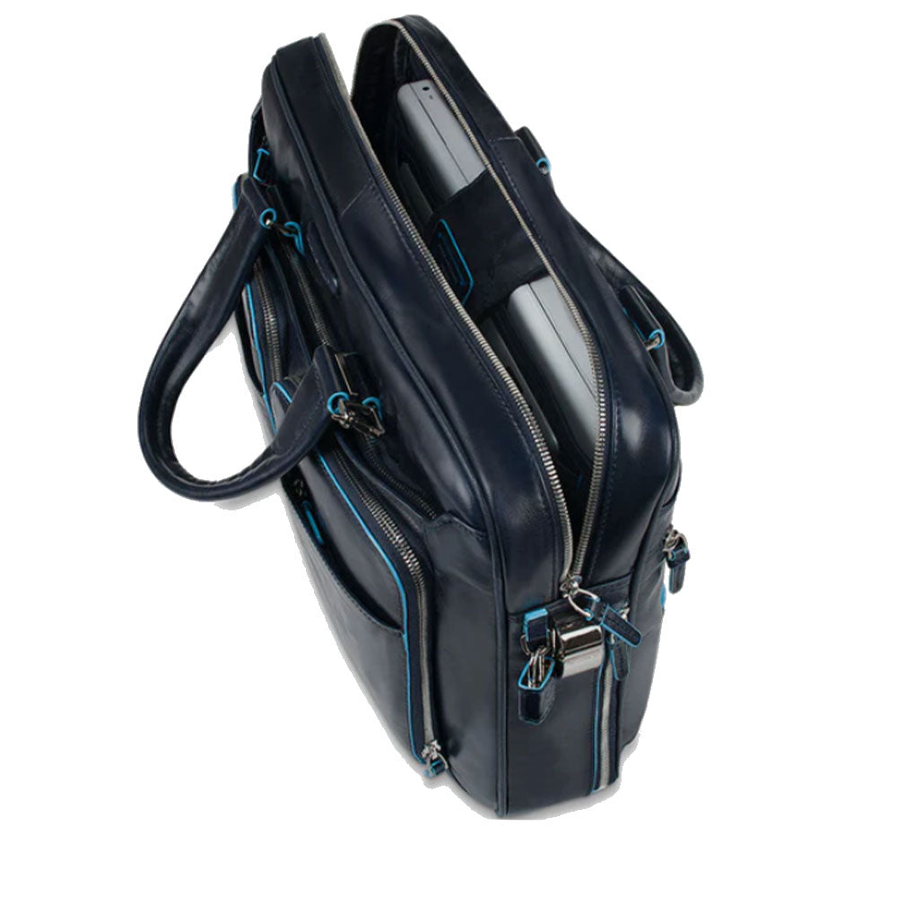 PIQUADRO Blue Square Linie
Aktentasche aus blauem Leder - CA2849B2