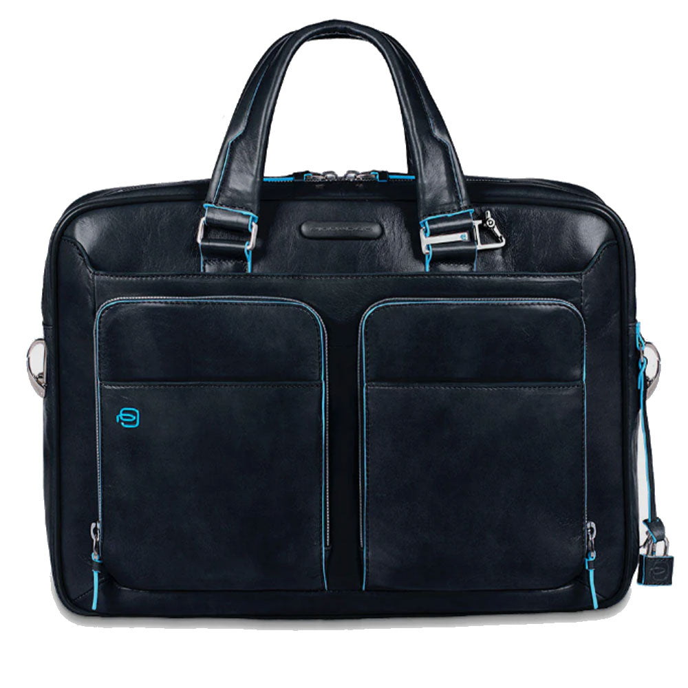 PIQUADRO Blue Square Linie
Aktentasche aus blauem Leder - CA2849B2