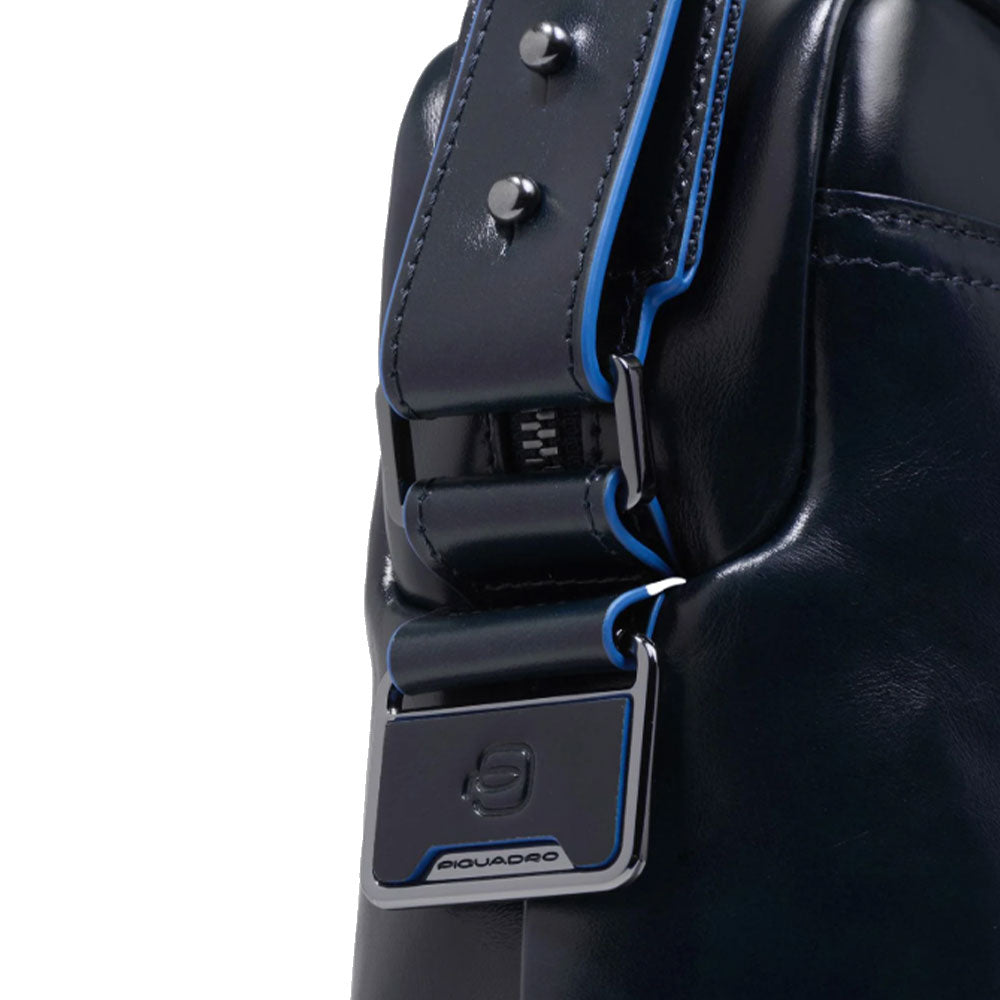 Cartella PIQUADRO Porta Pc 14" in Pelle Blu Linea Blue Square - CA3335B2