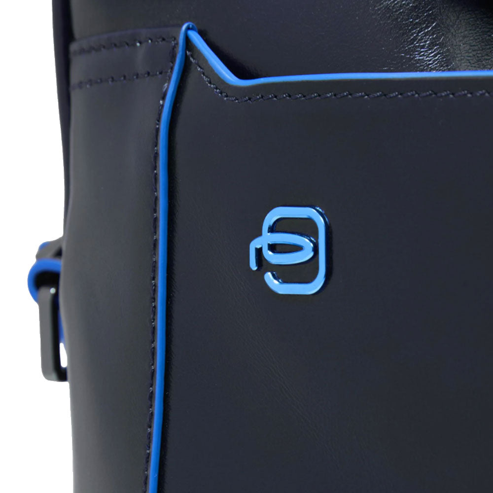 Cartella PIQUADRO Porta Pc 14" in Pelle Blu Linea Blue Square - CA3335B2
