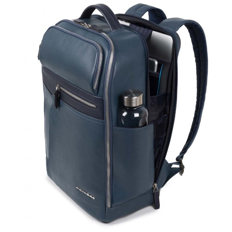 Zaino PIQUADRO porta Pc 14" e iPad in Pelle Testa Moro Linea Cary - CA4118W82