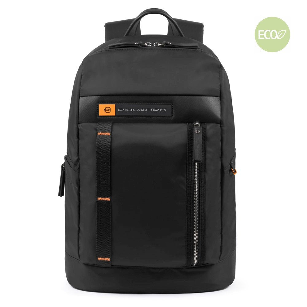 Zaino Uomo Porta Pc 15,6" - PIQUADRO CA4545BIO linea PQ-Bios in Nylon Rigenerato Nero