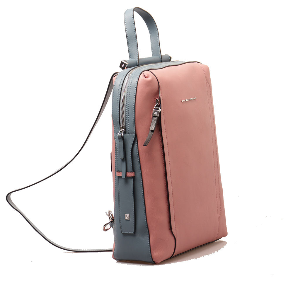 Zaino Donna PIQUADRO Porta Computer in Pelle Rosa Linea Circle - CA4576W92