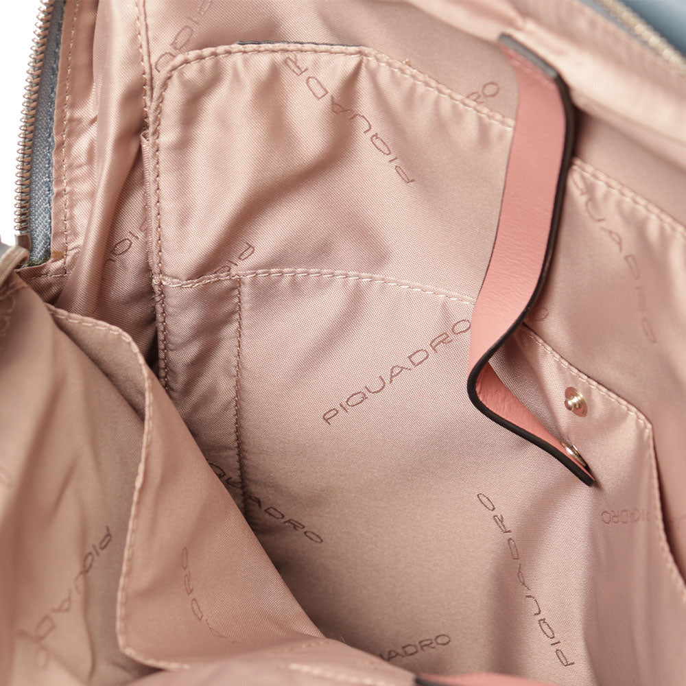 Zaino Donna PIQUADRO Porta Computer in Pelle Rosa Linea Circle - CA4576W92