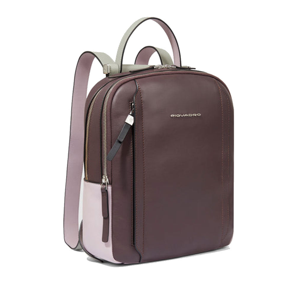 Zaino Donna Porta iPad®Pro 12,9 PIQUADRO linea Circle in Pelle Viola - Viola Scuro - CA5566W92