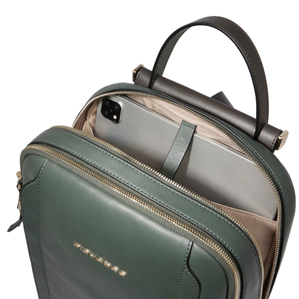 Zaino Donna Porta iPad®Pro 12,9 PIQUADRO linea Circle in Pelle Viola - Viola Scuro - CA5566W92