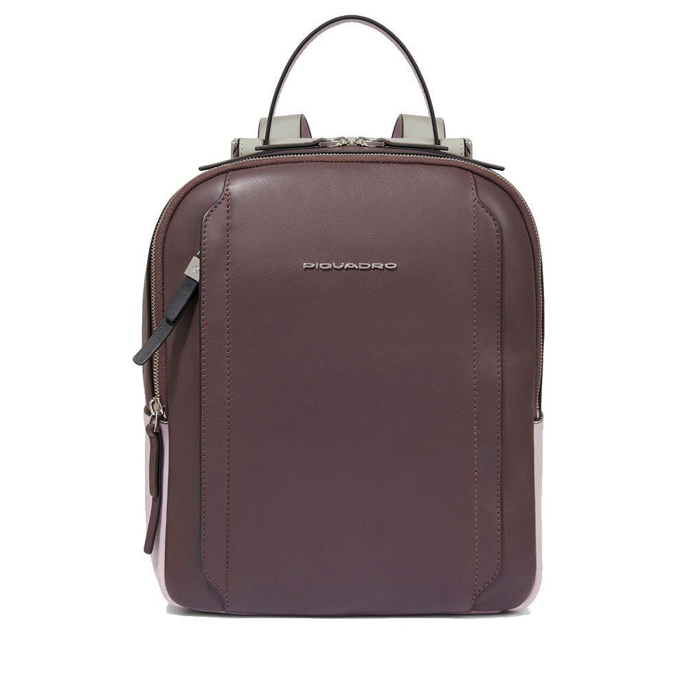 Zaino Donna Porta iPad®Pro 12,9 PIQUADRO linea Circle in Pelle Viola - Viola Scuro - CA5566W92