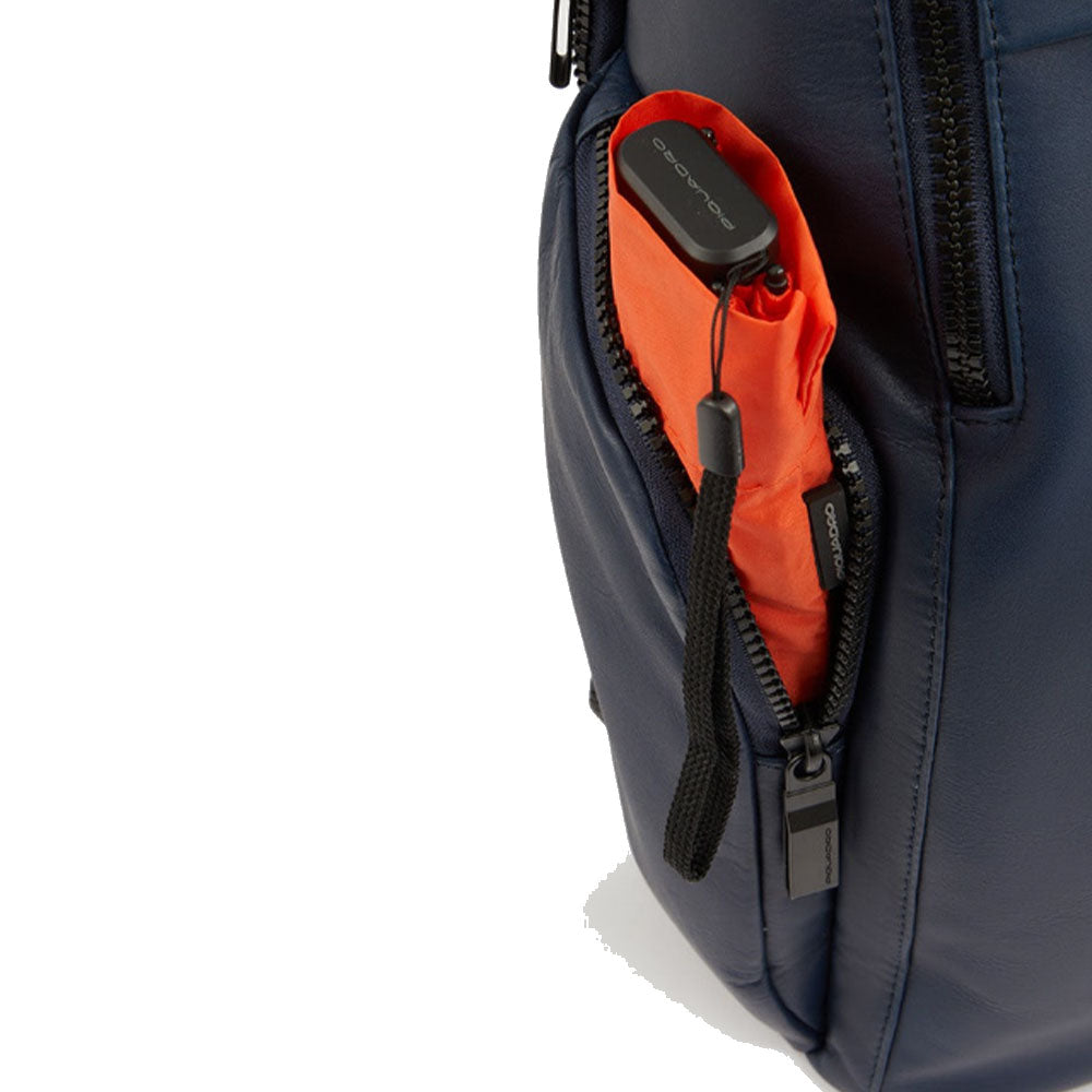 PIQUADRO
Herren Rucksack mit 15,6-Zoll-Laptopfach aus schwarzem Leder Finn Line – CA5989S123