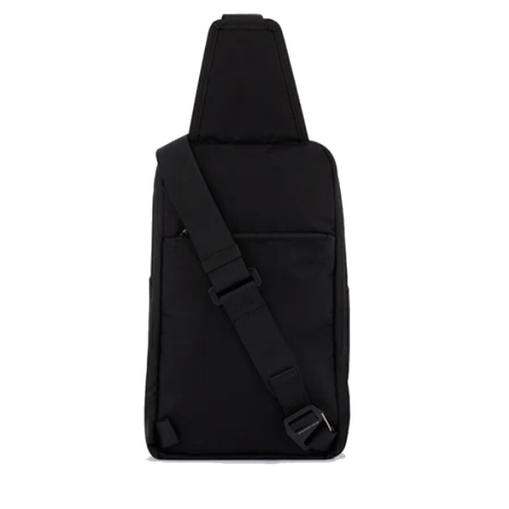 Herren-Umhängetasche aus recyceltem Stoff PIQUADRO Farbe Schwarz Arne Line - CA6003S125