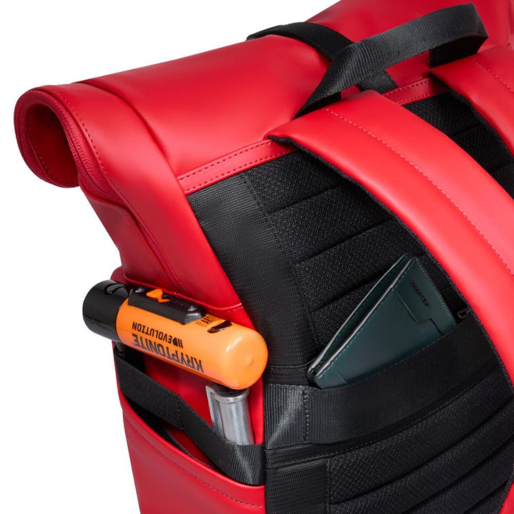 Zaino PIQUADRO per Ducati Roll Top in Tessuto Gommato colore Rosso Linea Corner - CA6291C2OWD