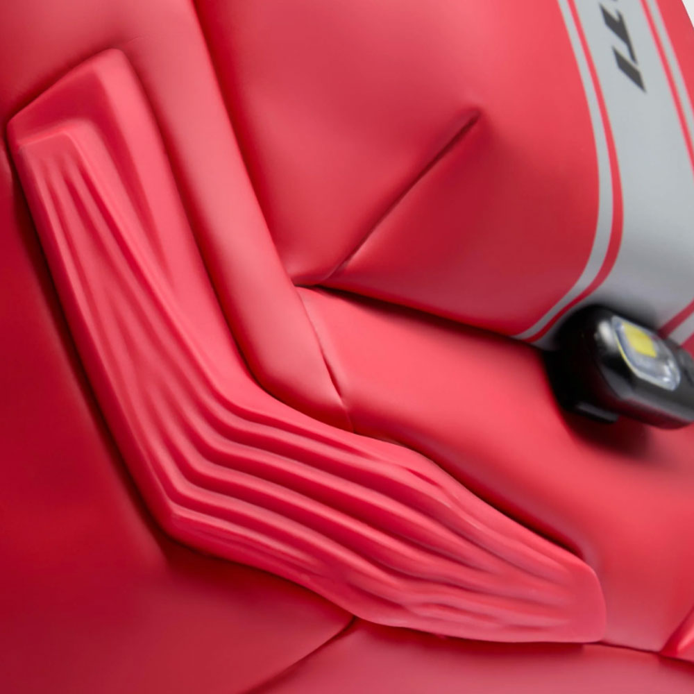 Zaino PIQUADRO per Ducati Roll Top in Tessuto Gommato colore Rosso Linea Corner - CA6291C2OWD