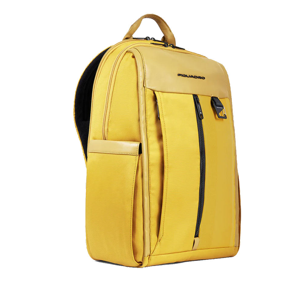 Zaino PIQUADRO con porta pc 15.6 pollici o porta iPad CA6314S131 giallo