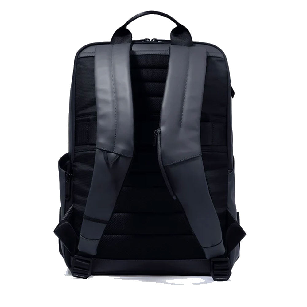 PIQUADRO Rucksack mit 15,6-Zoll-Laptophalter aus blauem Stoff Corner 2.0 Line – CA6465C2OW