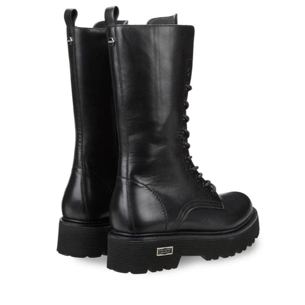 Scarpe Donna CULT Slash 3324 Anfibi Alti in Pelle colore Nero