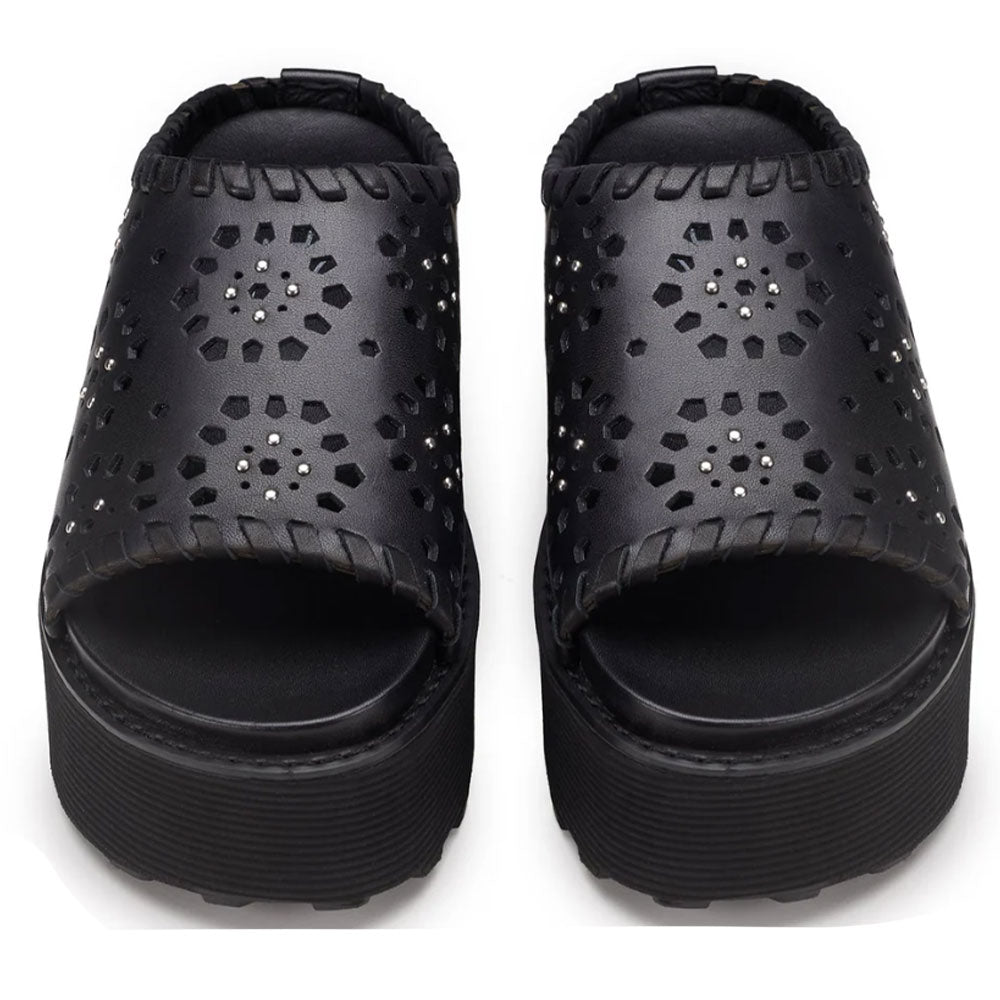 CULT Nancy 3457
Damen Slipper aus perforiertem Leder in Schwarz