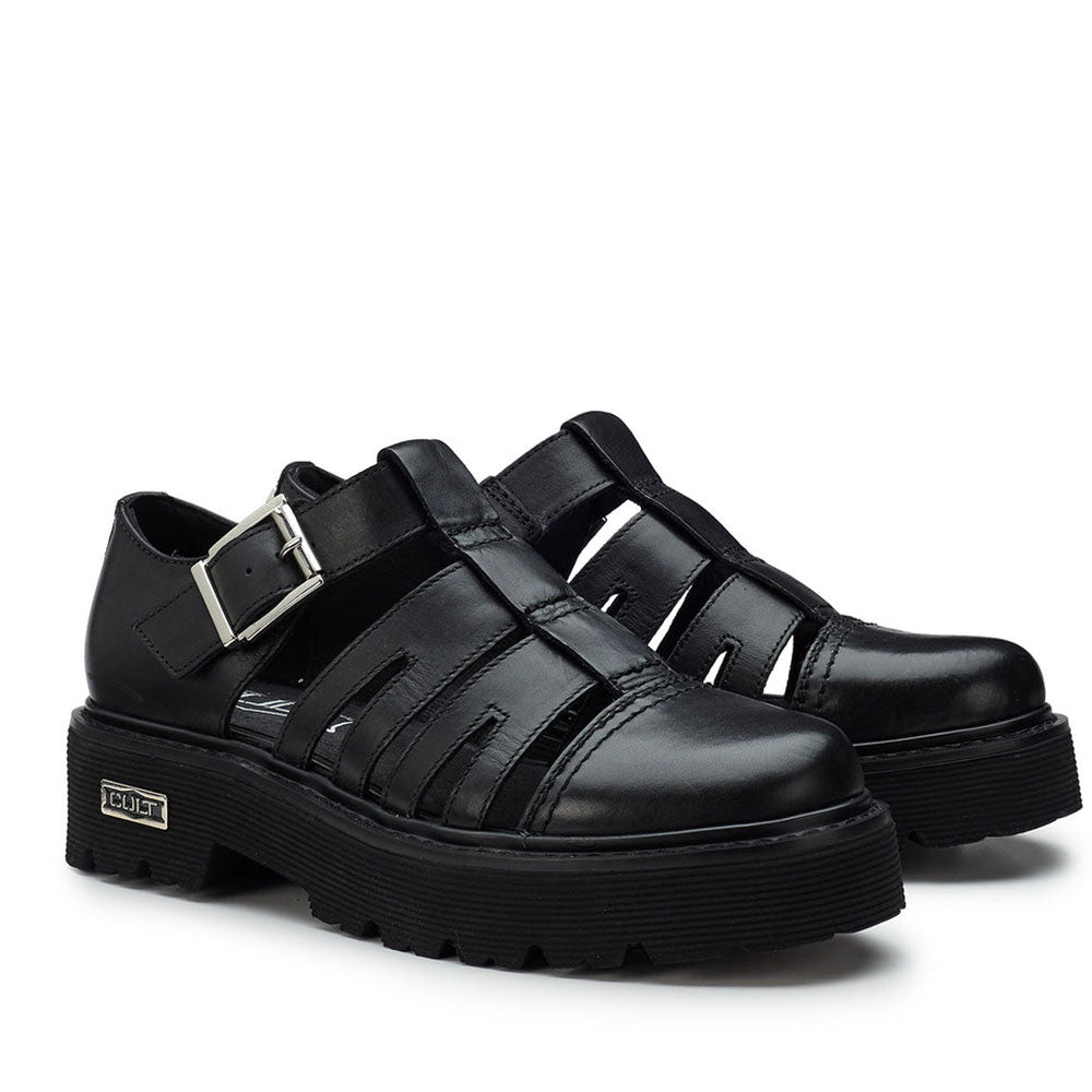Sandali CULT Slash 4210 in Pelle Black