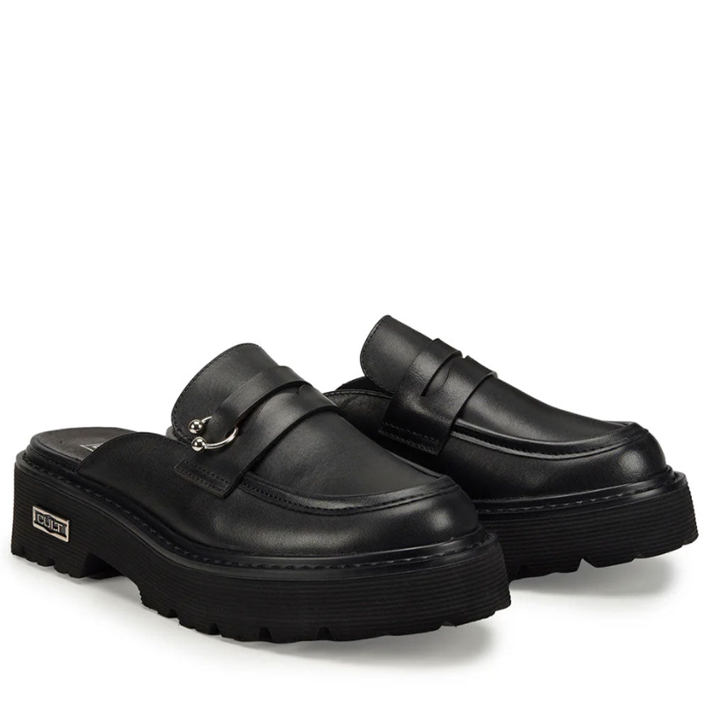 Scarpe Donna CULT Slash 4214 Sabot in Pelle Nera