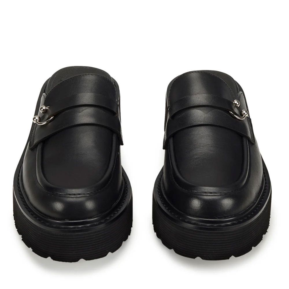 Scarpe Donna CULT Slash 4214 Sabot in Pelle Nera