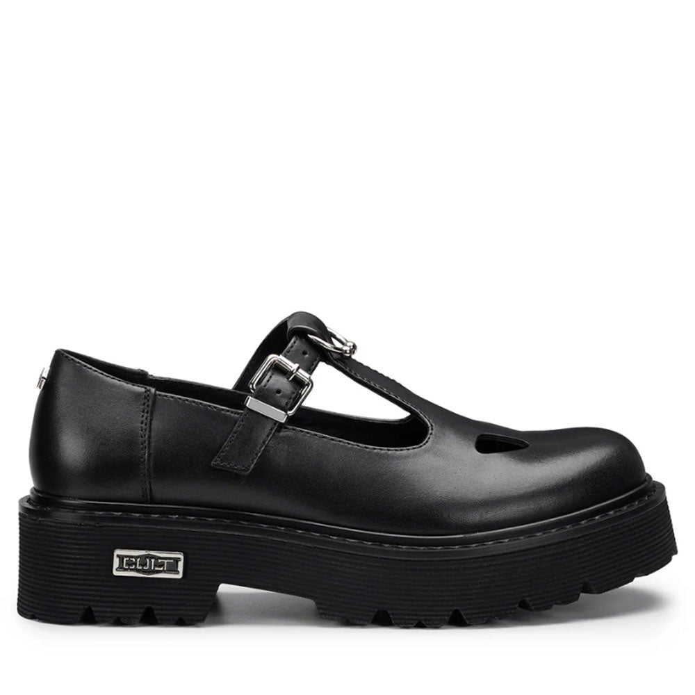 CULT Slash 4216 Schwarze Ledersandalen