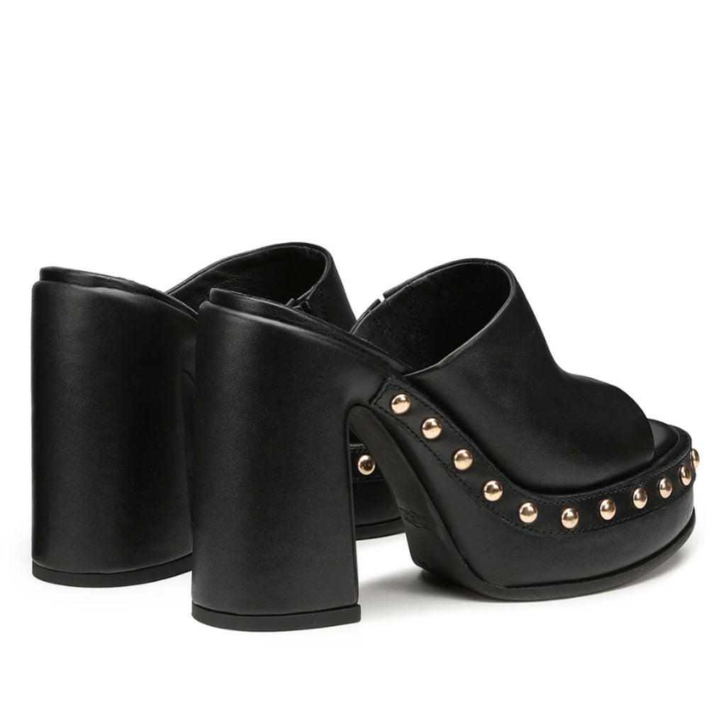 CULT Bjork 4305
Schwarze Ledersandalen mit Absatz für Damen