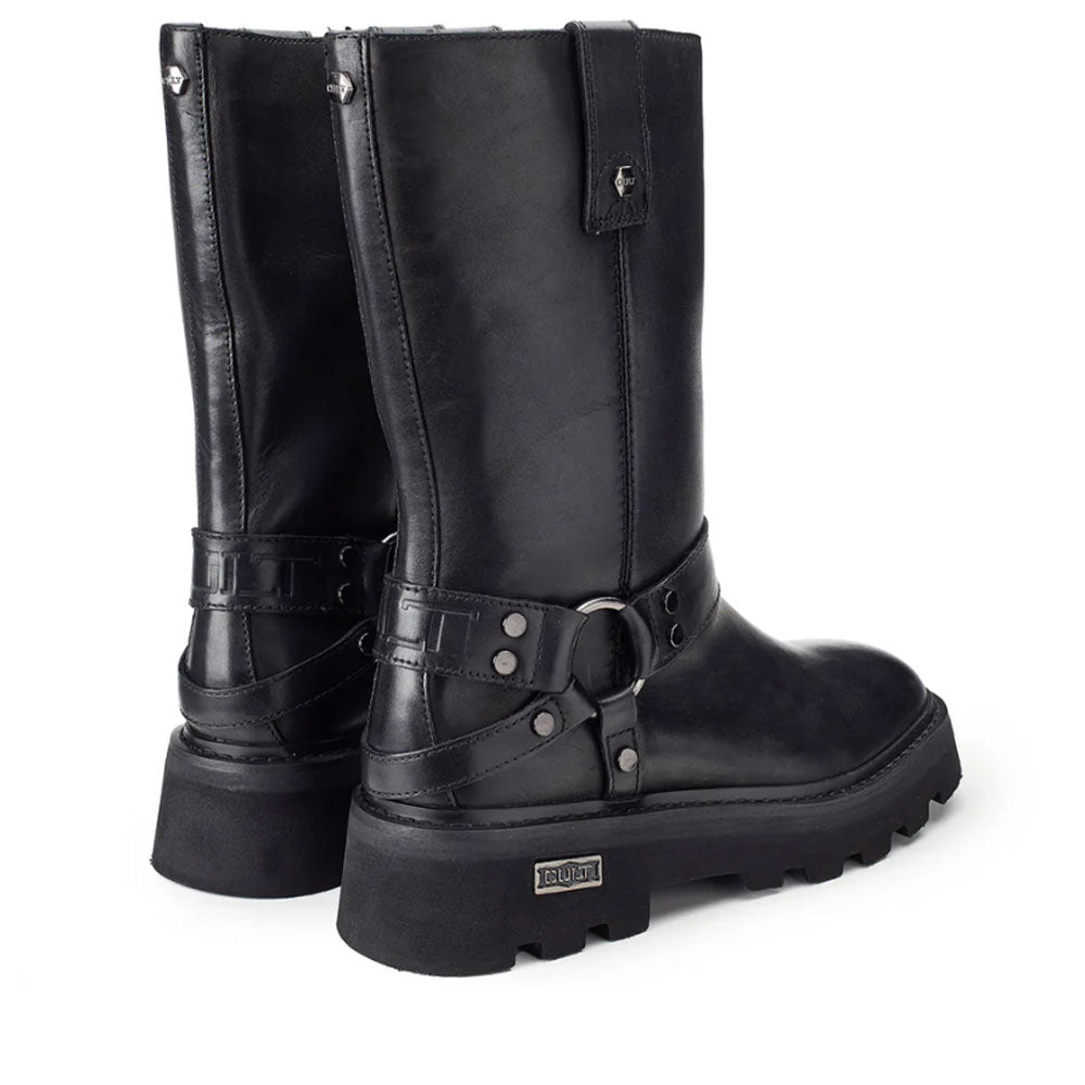 CULT Skin 4359 Damenstiefel aus schwarzem Leder