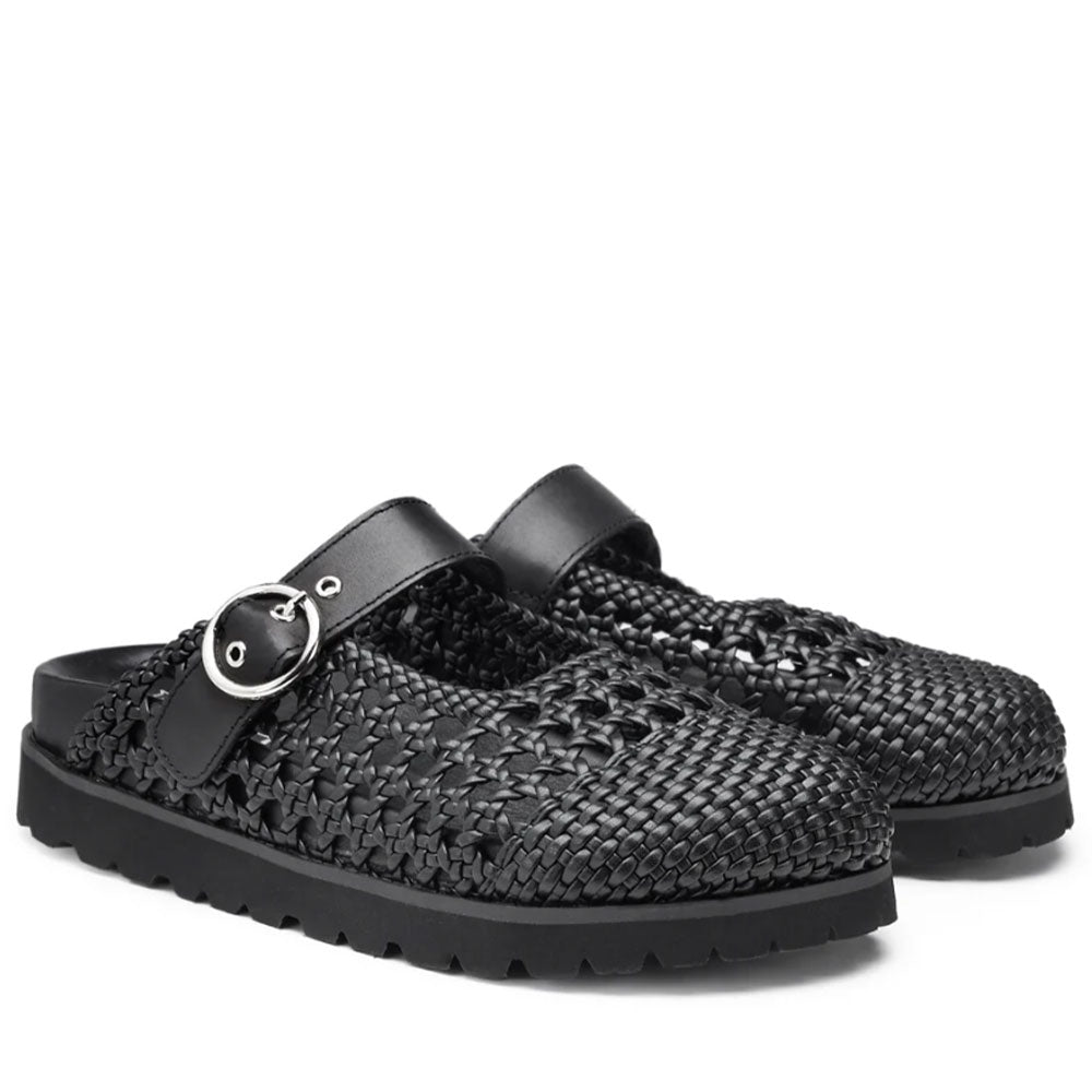 Sandali Donna CULT Lizzo 4466 in Pelle Intrecciata Colore Nero