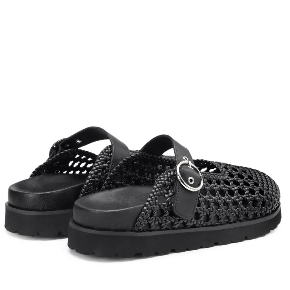 Sandali Donna CULT Lizzo 4466 in Pelle Intrecciata Colore Nero