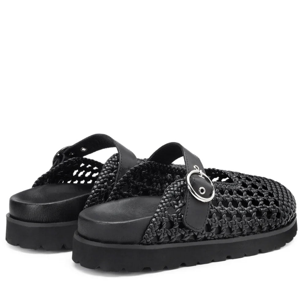 Sandali Donna CULT Lizzo 4466 in Pelle Intrecciata Colore Nero