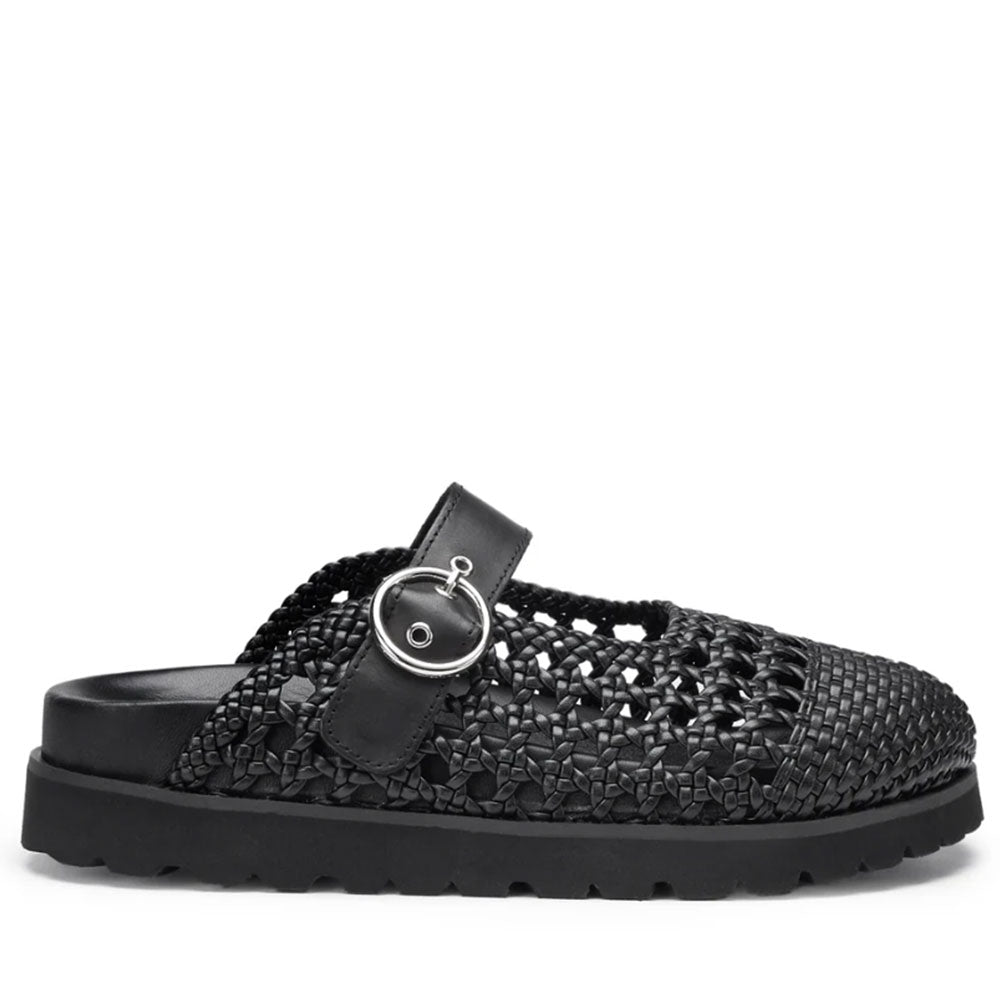 Sandali Donna CULT Lizzo 4466 in Pelle Intrecciata Colore Nero