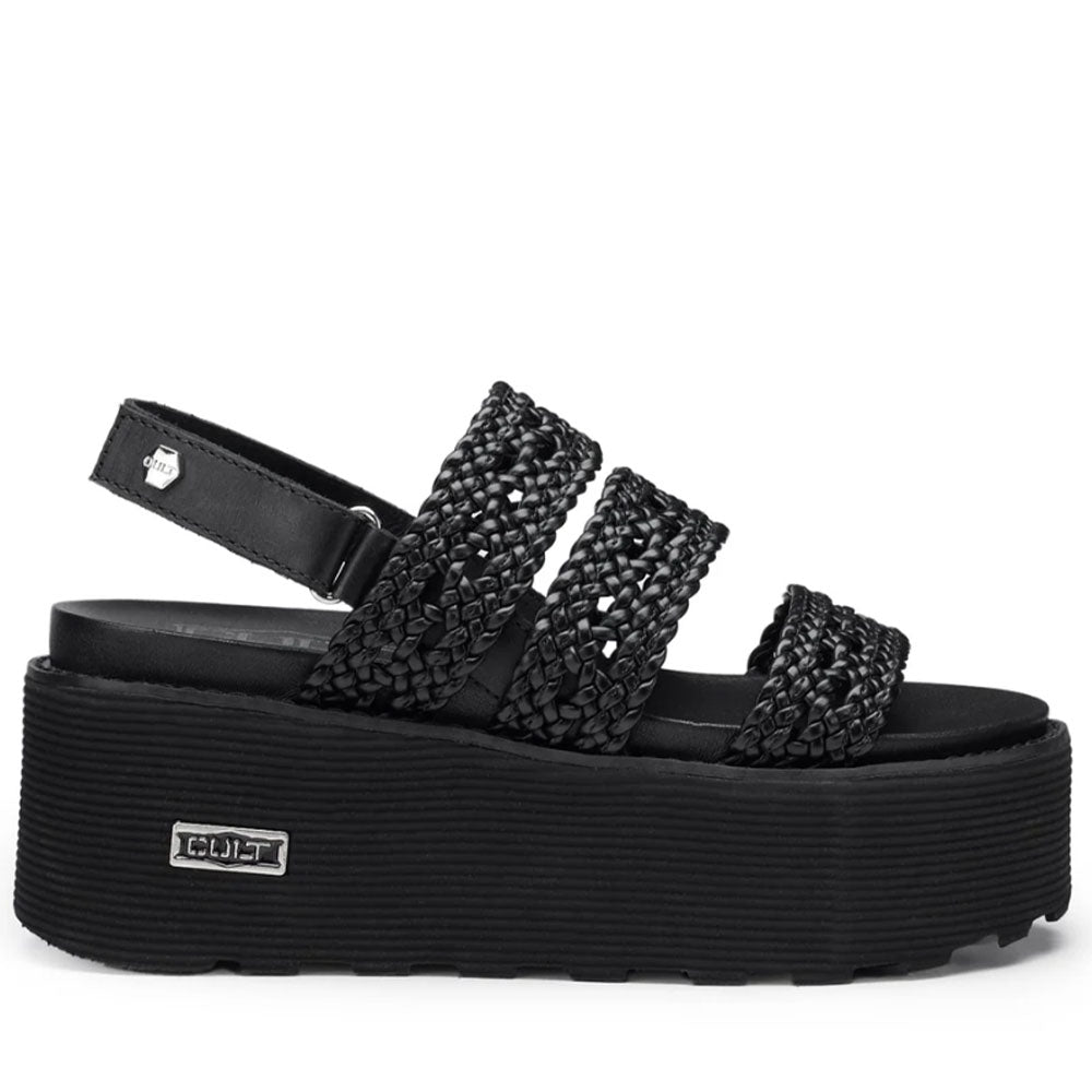 CULT Nancy 4475
Damensandalen aus schwarzem Leder