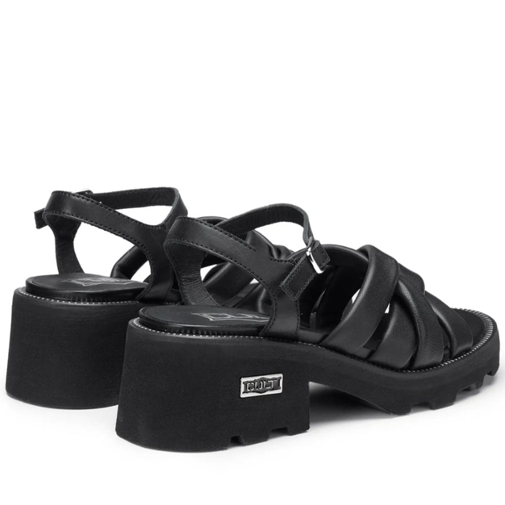 CULT Grace 4526 Damensandalen aus schwarzem Leder