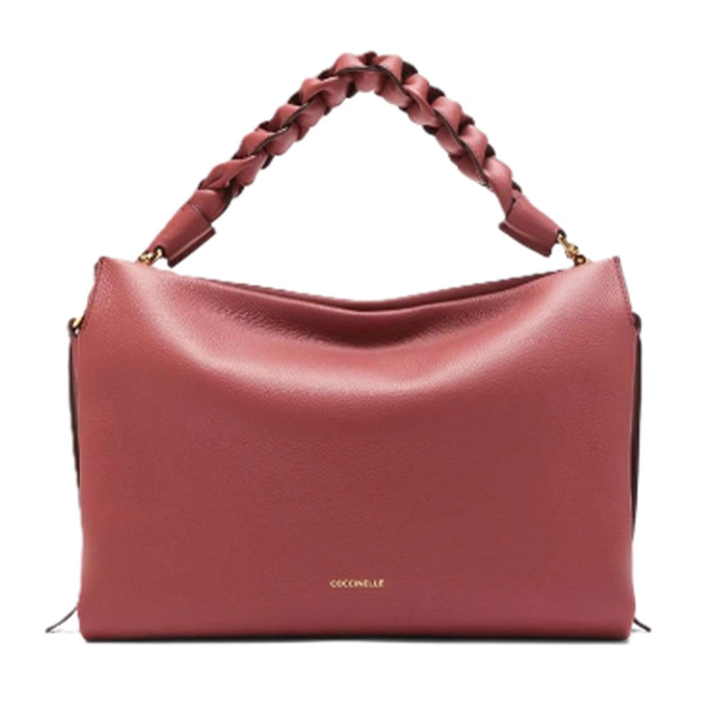 Borsa Donna a Mano COCCINELLE in Pelle linea Boheme Medium colore Brandy - Grenadine Red