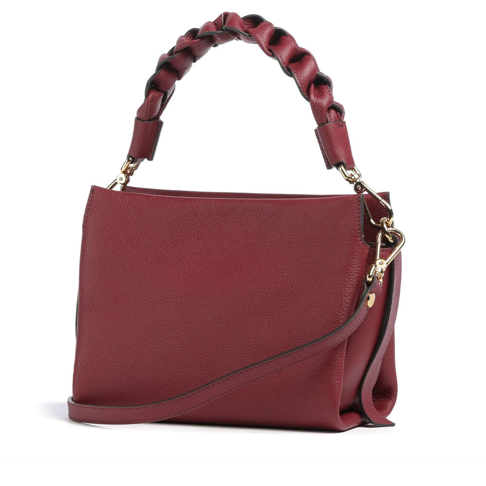 Borsa Donna a Mano COCCINELLE linea Boheme Small in Pelle Ribes - Prune