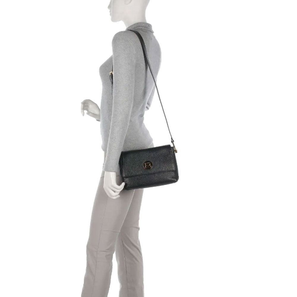 Borsa Donna a Tracolla COCCINELLE in Pelle linea Liya colore Nero