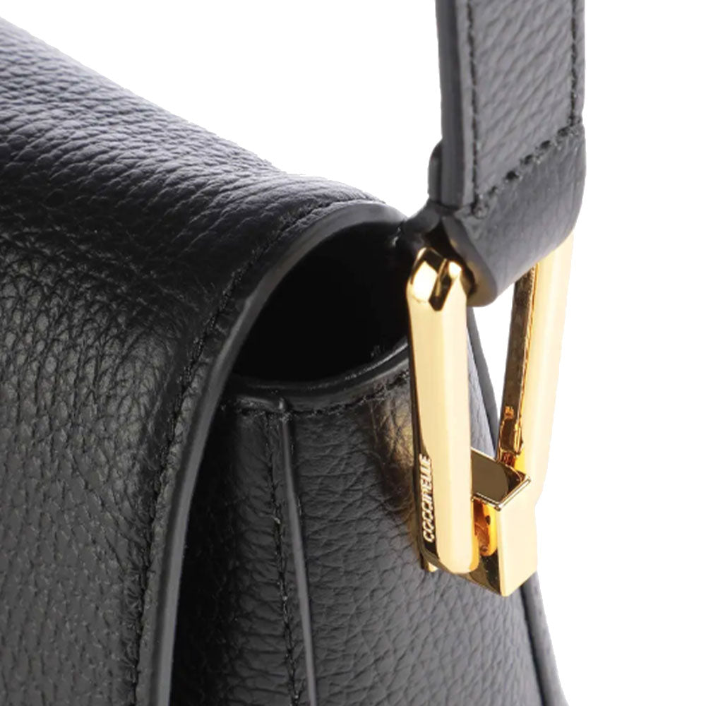 Borsa Donna a Tracolla COCCINELLE in Pelle linea Liya colore Nero