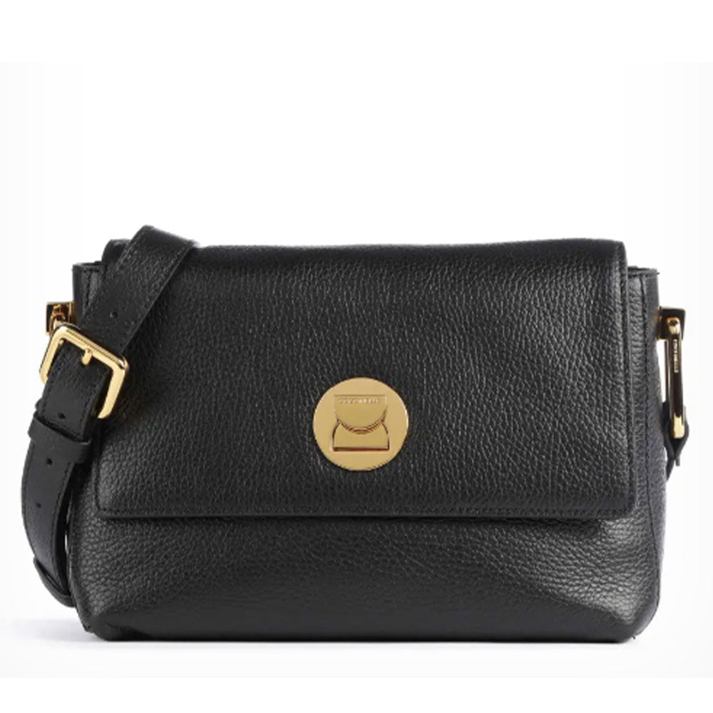 Borsa Donna a Tracolla COCCINELLE in Pelle linea Liya colore Nero