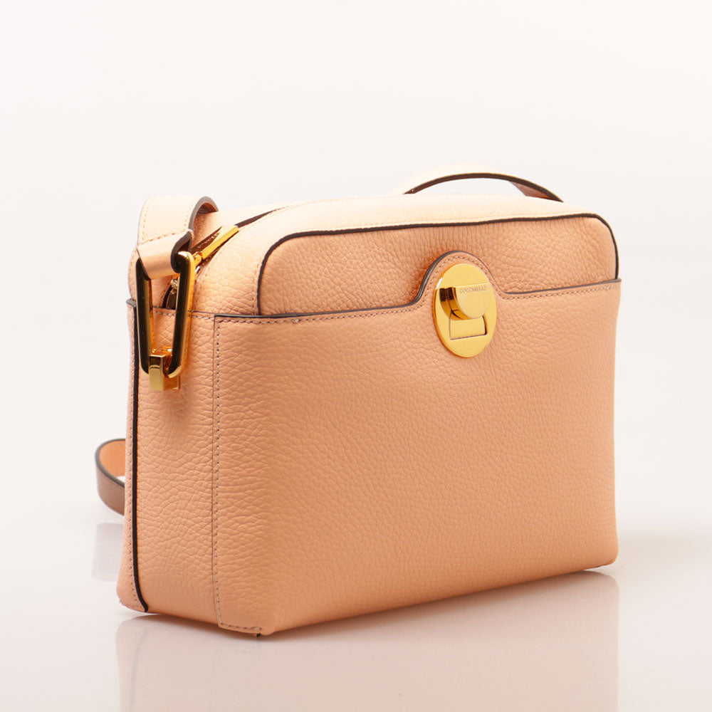 Borsa Donna a Tracolla COCCINELLE in Pelle linea Liya colore Sunrise - Cuir