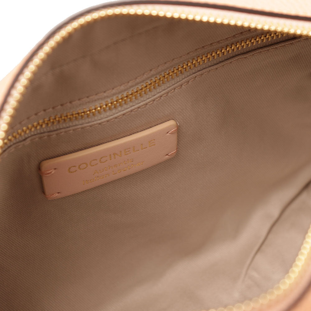 Borsa Donna a Tracolla COCCINELLE in Pelle linea Liya colore Sunrise - Cuir